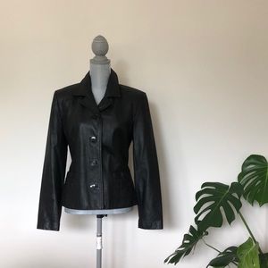 Danier blazer style leather jacket - XS